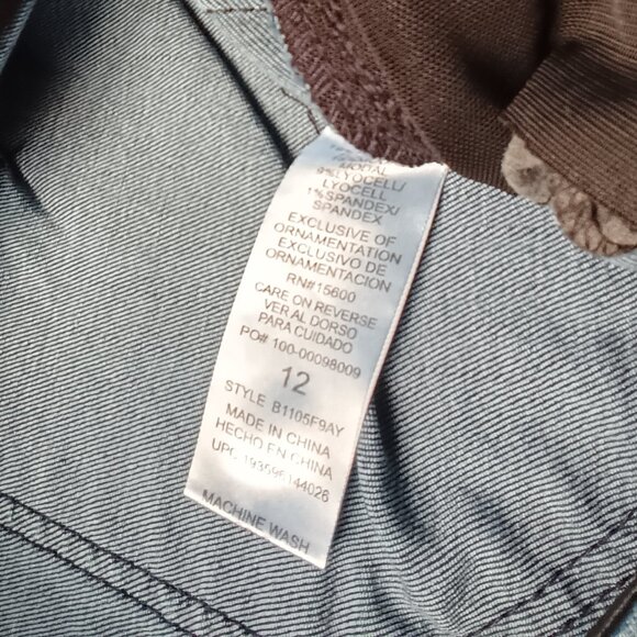 Democracy Jeans Size 12 Mid Rise Skinny Leg Medium Dark Wash - Picture 6 of 10